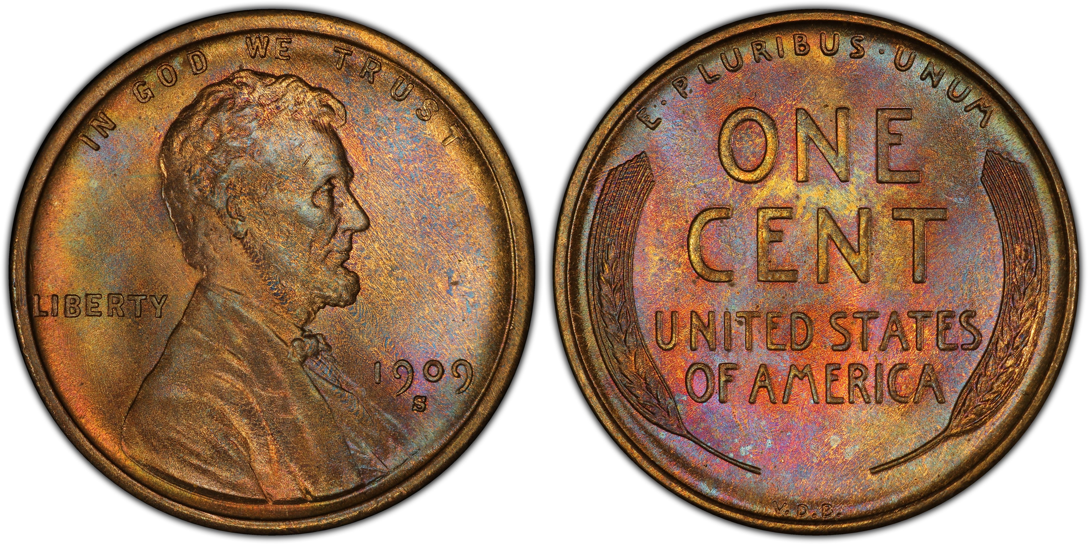 1909 s vdb penny value